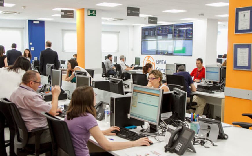 Centro de Gestión de Operaciones de Atento en Madrid