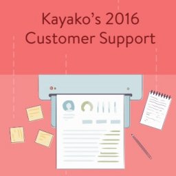 Kayakos: 2016 Customer Support | Asociación DEC